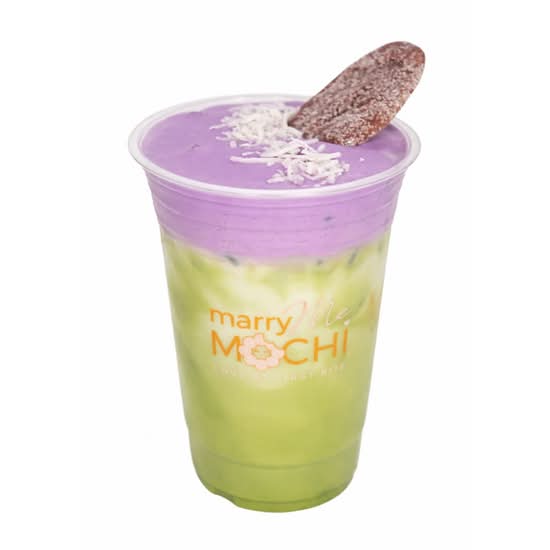 Ube Matcha Latte