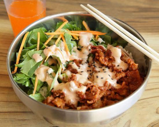 Porc épicé avec riz / Spicy Pork Rice Bowl