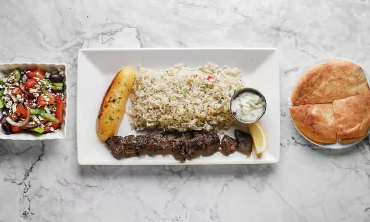 Lamb souvlaki