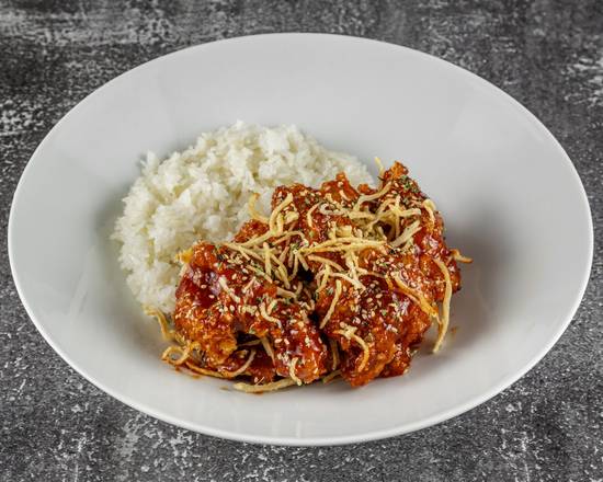 Spicy Sweet Chicken rice