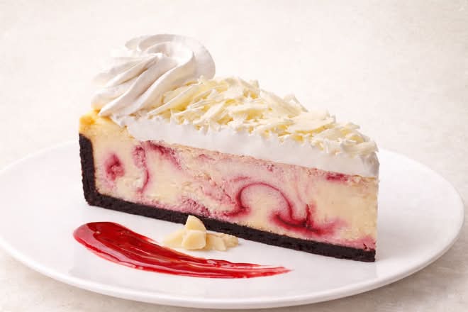 White Chocolate Raspberry Cheese Cake