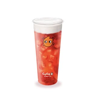 Berry Black Tea Macchiato