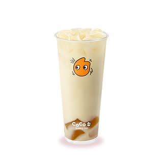 Lychee Jasmine Milk Tea with Jelly