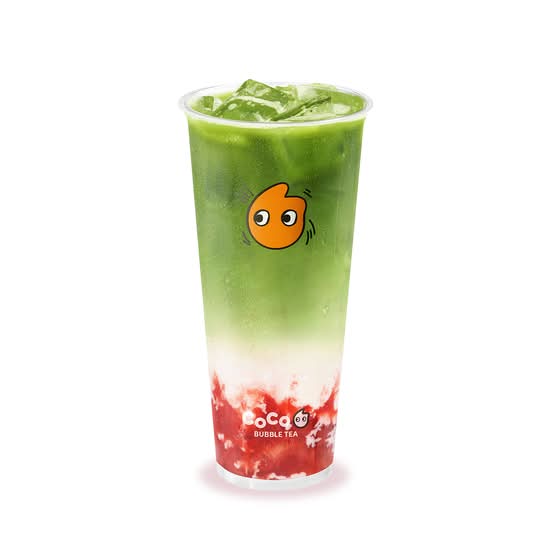 Matcha Berry Latte
