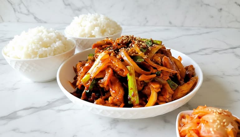 Spicy Chicken Dupbap