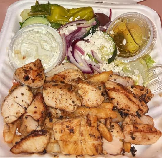 Chicken Souvlaki Lunch