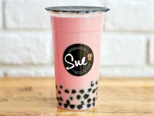 Thé aux perles fraise / Strawberry Bubble Tea