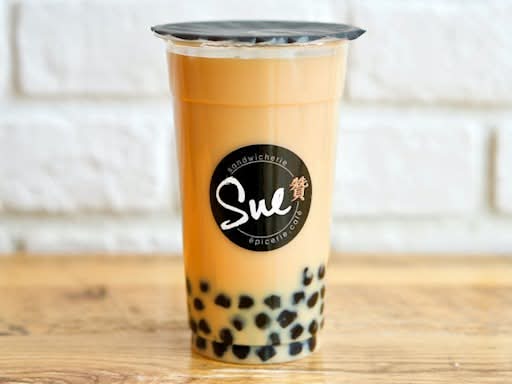 Thé aux perles mangue / Mango Bubble Tea