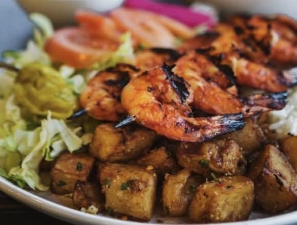Brochettes de crevettes / Shrimp Skewers