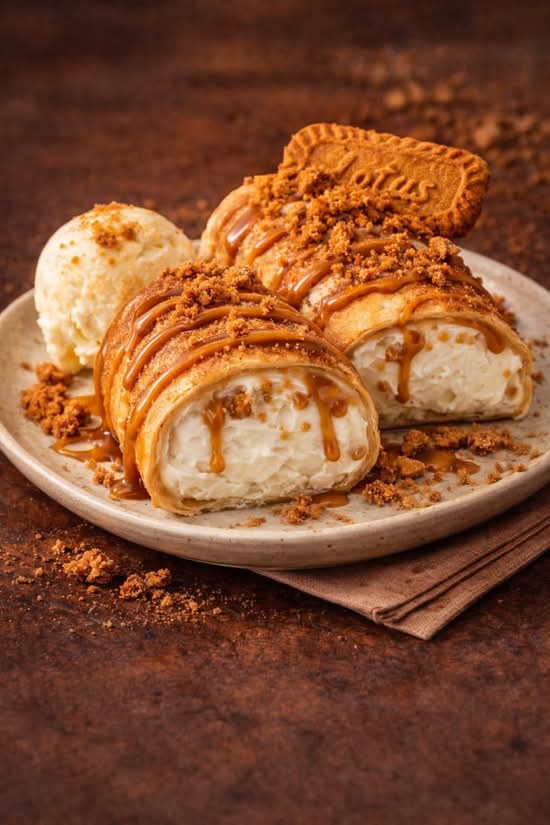 Biscoff Cheesecake Burrito