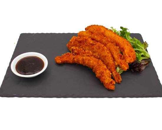 (4) Crevettes Tempura / (4) Tempura Shrimp
