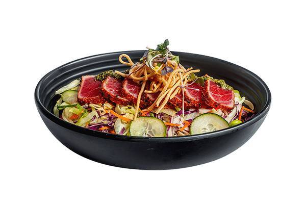 Repas | Salade Asiatique au Tataki de thon  / Meal | Tataki Tuna Asian Salad
