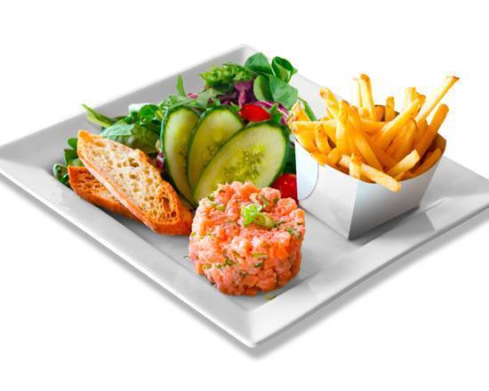 Tartare saumon et fraises / Meal | Strawberry Salmon Tartare
