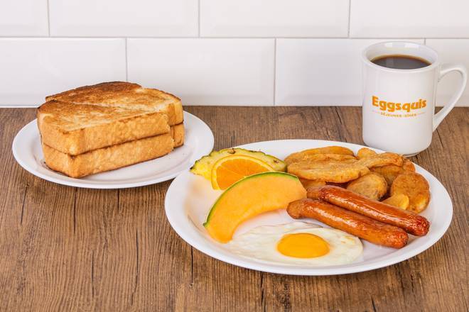 Un oeuf avec choix d’accompagnement / One Egg with Choice of Side Dish