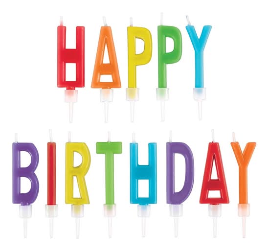 Happy Birthday - Candles