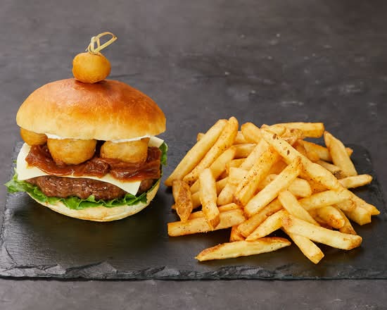 Swiss & Mushroom Burger