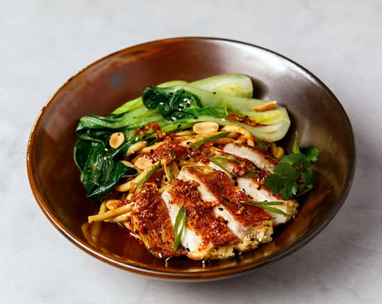 Dan Dan Noodle Bowl with Chicken