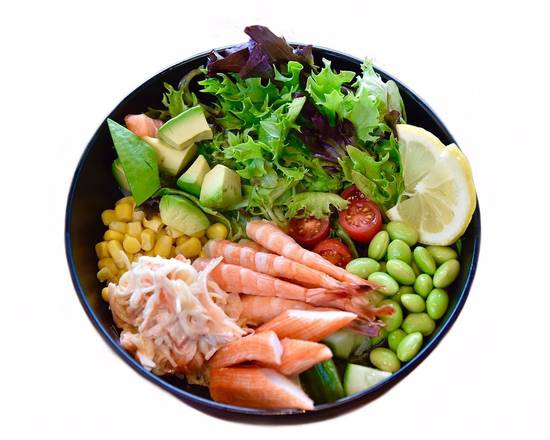 Poke crevette et crab