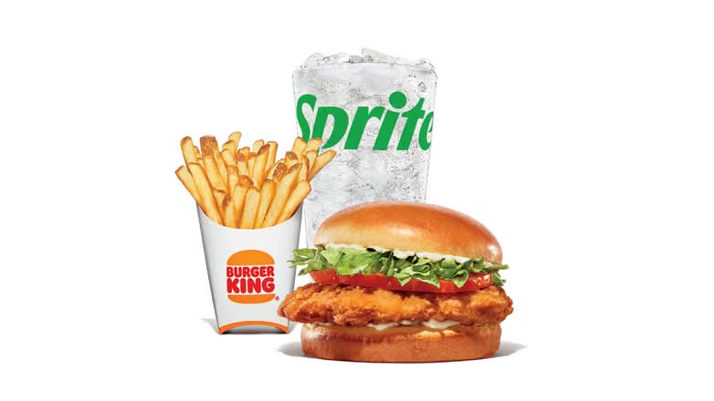Crispy Chicken Sandwich Medium Combo