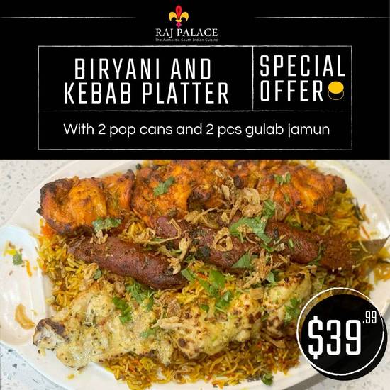 Biryani & Kabab Platter