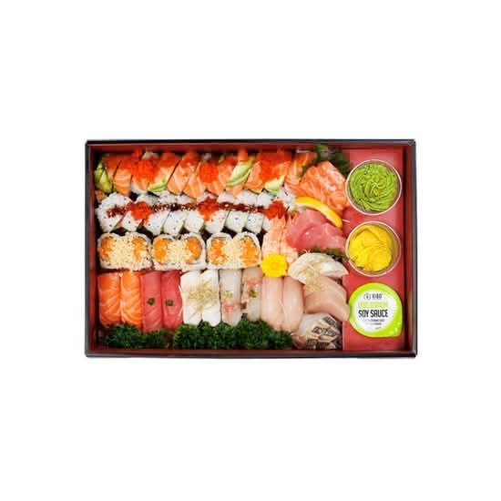 Maki, Sushi, and Sashimi Platter B