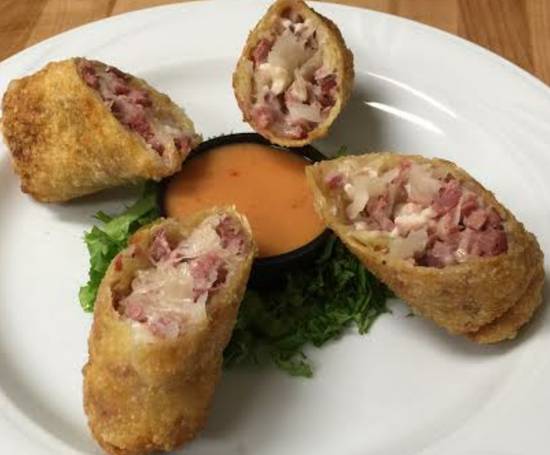Reuben Egg Rolls
