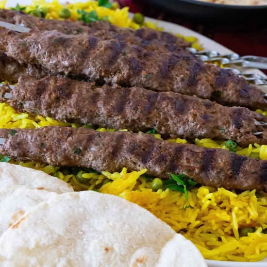 Beef Kebab Plate