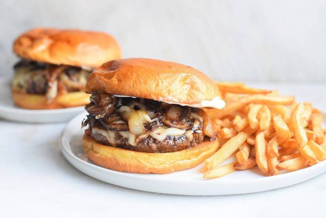 Swiss Mushroom Burger