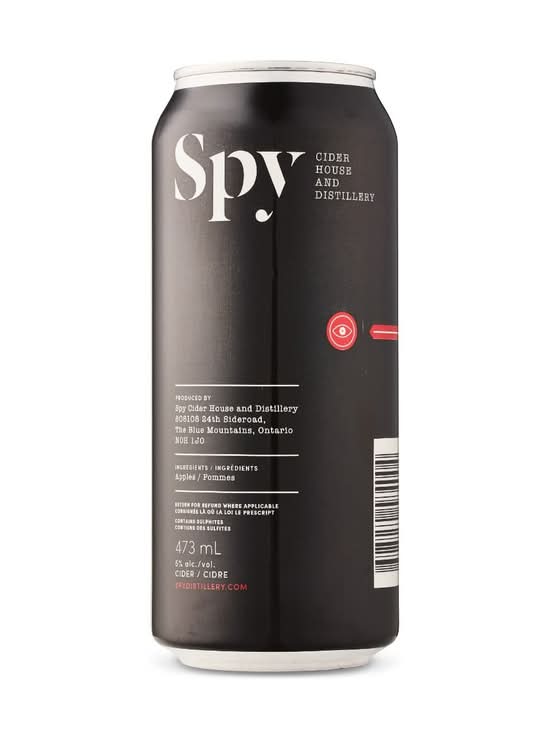 Spy Golden Eye Dry Apple Cider, 473ml canned cider (5.5%25)