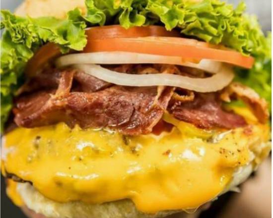 Cheesey Lucy Burger