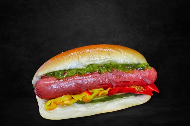 Jumbo Beef Hot Dog