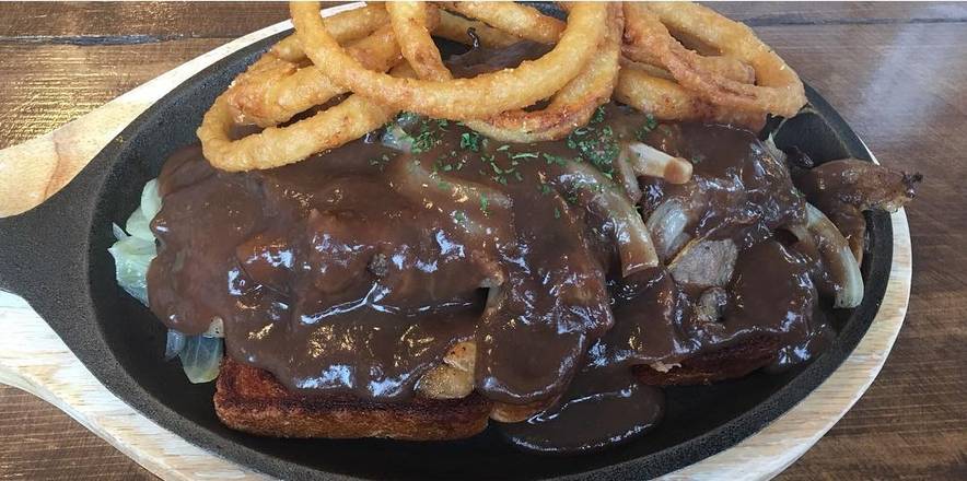 Open Faced Hot Roast Beef