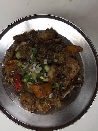 Shrimp in Black Bean Sauce