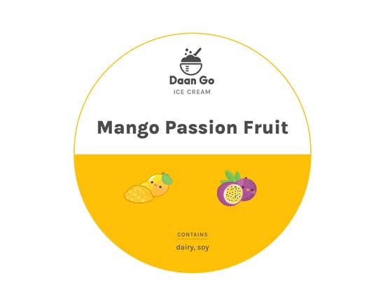 Mango Passion Fruit Gelato