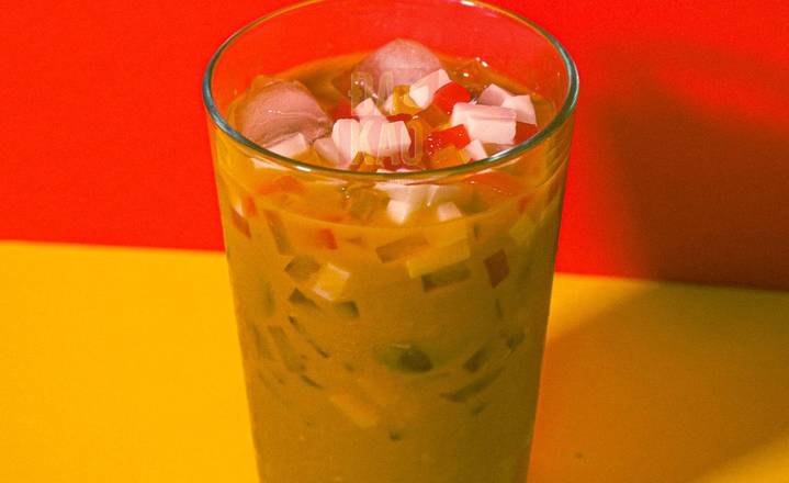 D10. Milk Tea With Rainbow Jelly