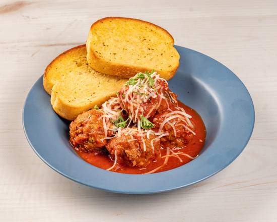 Meatballs and Garlic Toast