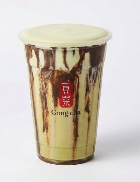 Pistachio White Chocolate Milk Tea with Milk Foam