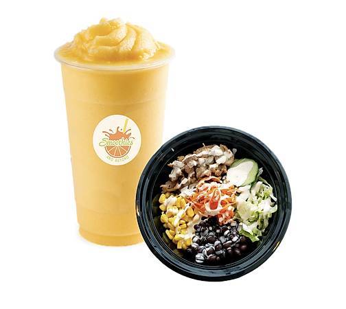 Power Bowl and Small Smoothie