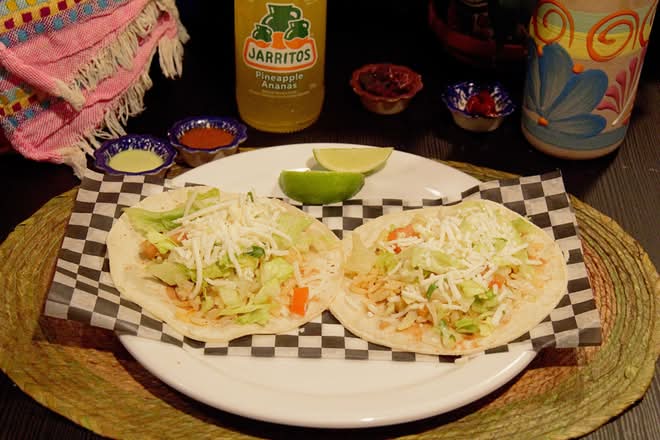 2 tacos végé / 2 Veggie Tacos