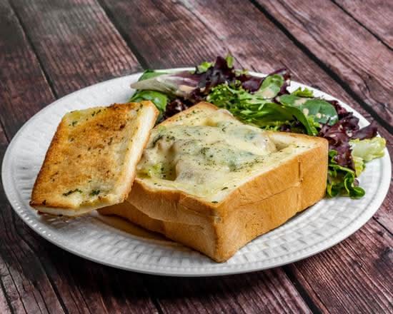 Creamy Chicken & Swiss Cheese Toast