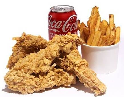 5 Pieces Crispy Chicken Tenders Combo