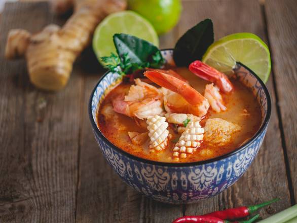 Seafood Tom Yum / Tom Yum Aux Fruits De Mer