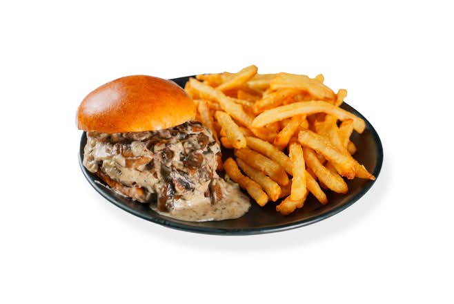 Mushroom Swiss Burger