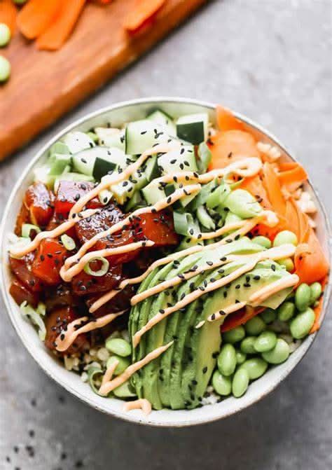 Thon Rouge Poke Bowl