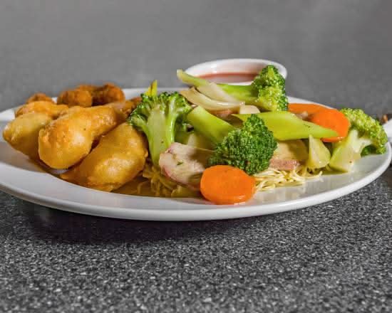 BBQ Pork and Vegetable Stir-Fry