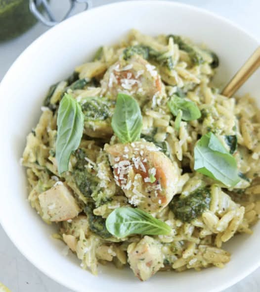 Pesto Chicken Pasta Salad