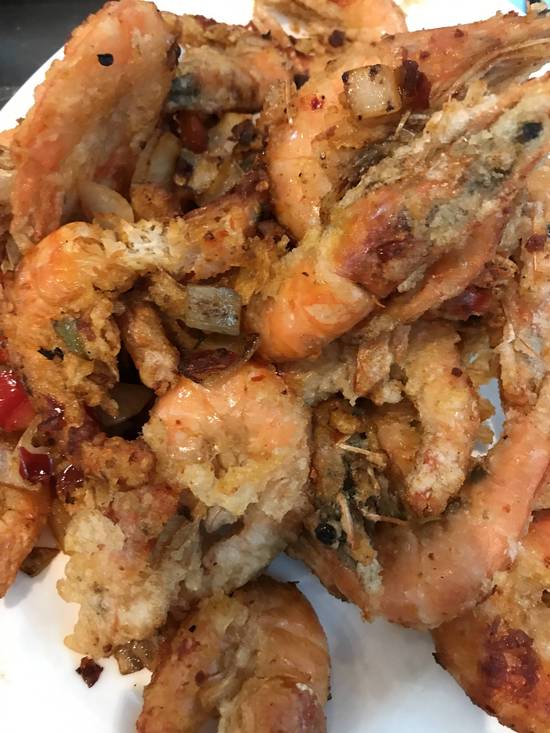 46. Crevettes salées et piquantes (avec coquilles) / Salted & Spiced Shrimp (with Shell) 椒鹽有壳蝦