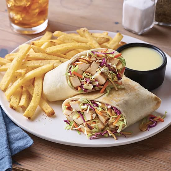 Grilled Oriental Chicken Wrap