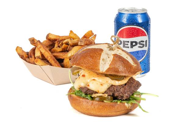 TRIO EL FUEGO BURGER FRITES ET BOISSON