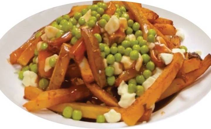 POUTINE AU POULET CHAUD